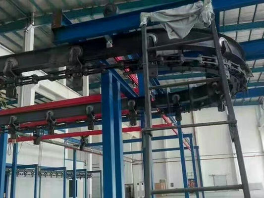 خط پوشش پودر اتوماتیک بار بالا برای محصولات سنگین