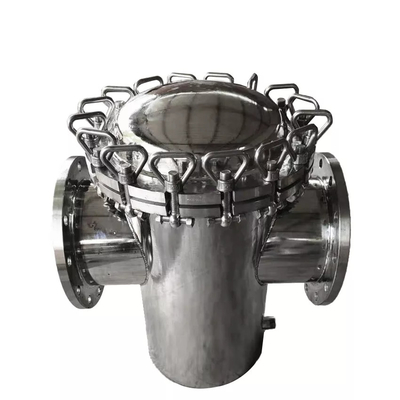 فیلتر ضد زنگ SUS304 نوع سبد فولادی ضد زنگ فیلتر درون خطی سبد صافی فیلتر DN-300