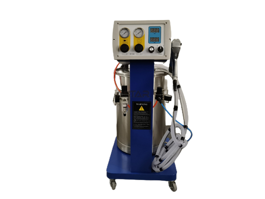 تجهیزات پوشش پودری دستی ISO9001 50W دستگاه رنگ پودری آلومینیوم AS602