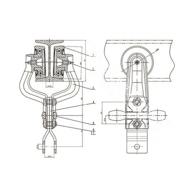 160 Die Forging Carriage Chain نوار نقاله مقاومت در حال اجرا کم