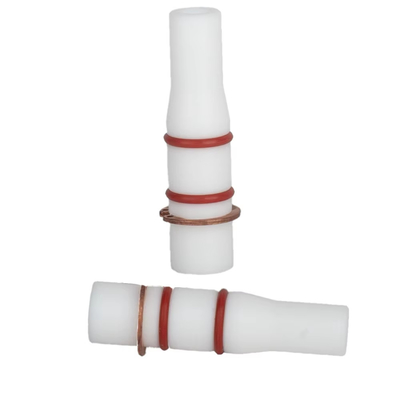 174213 گلوی ونتوری شیشه کم جریان پر شده PTFE 4mm Nor پودر پوششی قطعات معدنی اسلحه