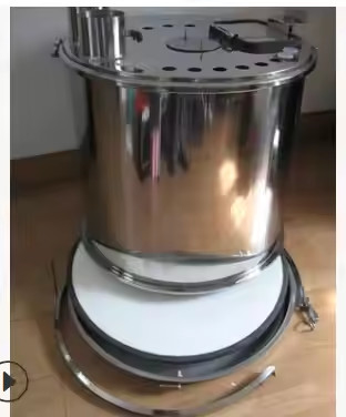 PH150D-24-D فولاد ضد زنگ دور Hopper پوشش پودر بازیافت شده OEM سفارشی