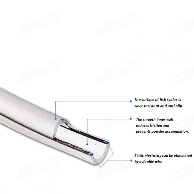 11/16 میلی متر 105139 12/18 میلی متر 1001674 10/15 میلی متر 1001673 POE لوله پودر ضد ایستاتیک OEM سفارشی 1