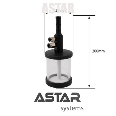 مینی 200 میلی متری قابل سفارشی شدن Hopper دستی Powder Gun Cup برای Powder Coating Gun
